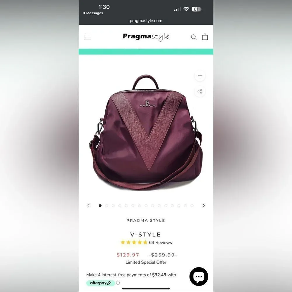 COPY - NWT Pragma bag/purse
